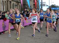 Start of the 15-16 age group in the BUPA  Great North Junior Great north Run .